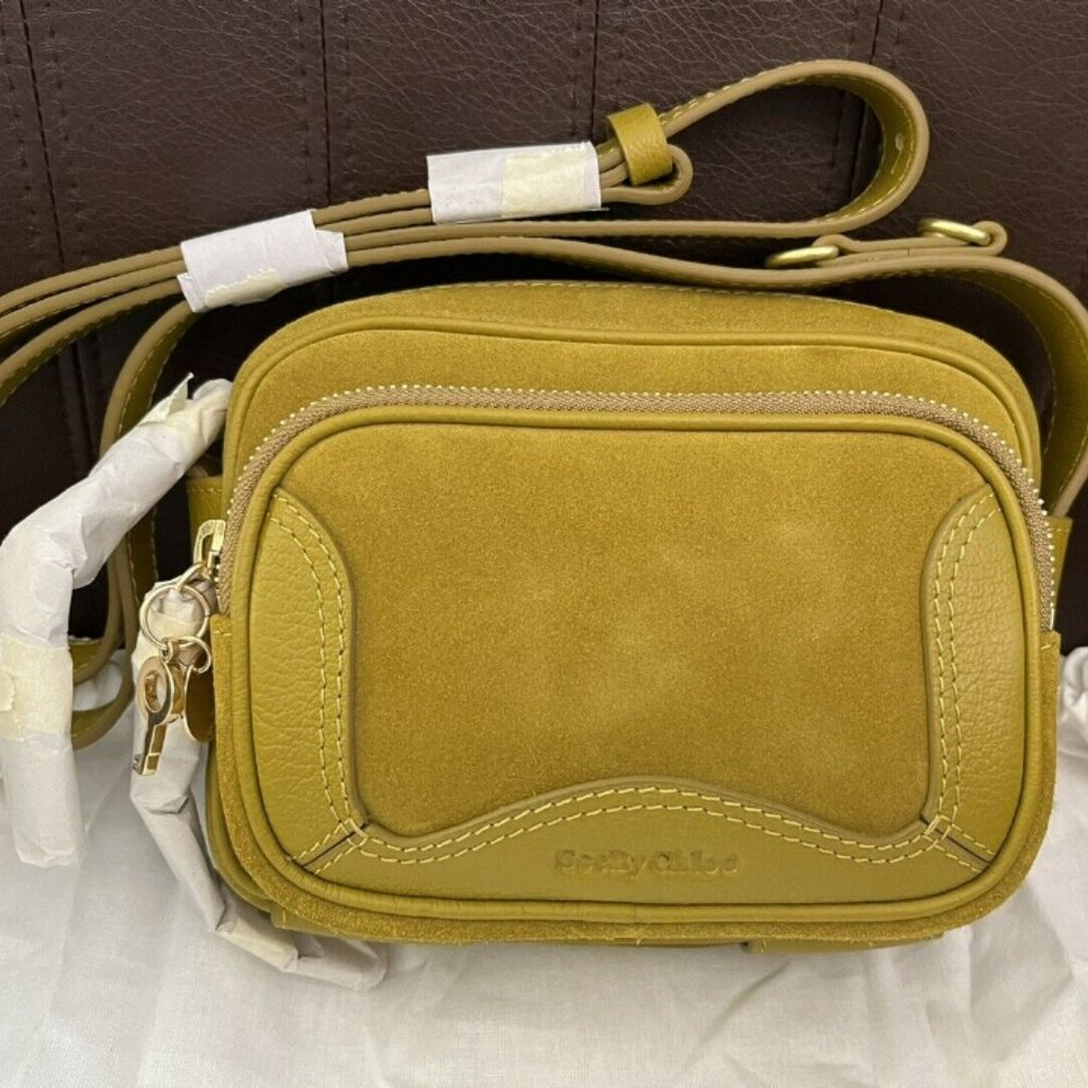 See By Chloe HANA CAMERA BAG in Amber Khaki Green MSRP$ 365